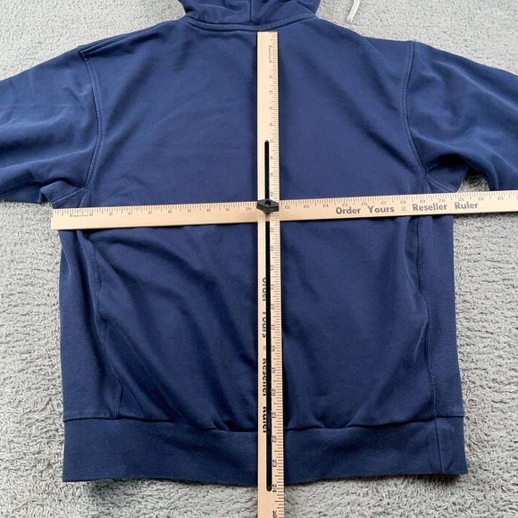 Nike Hoodie Mens Small Navy Blue Dri-Fit Pullover Logo Graphic Basketball Y2K - Picture 7 of 13
